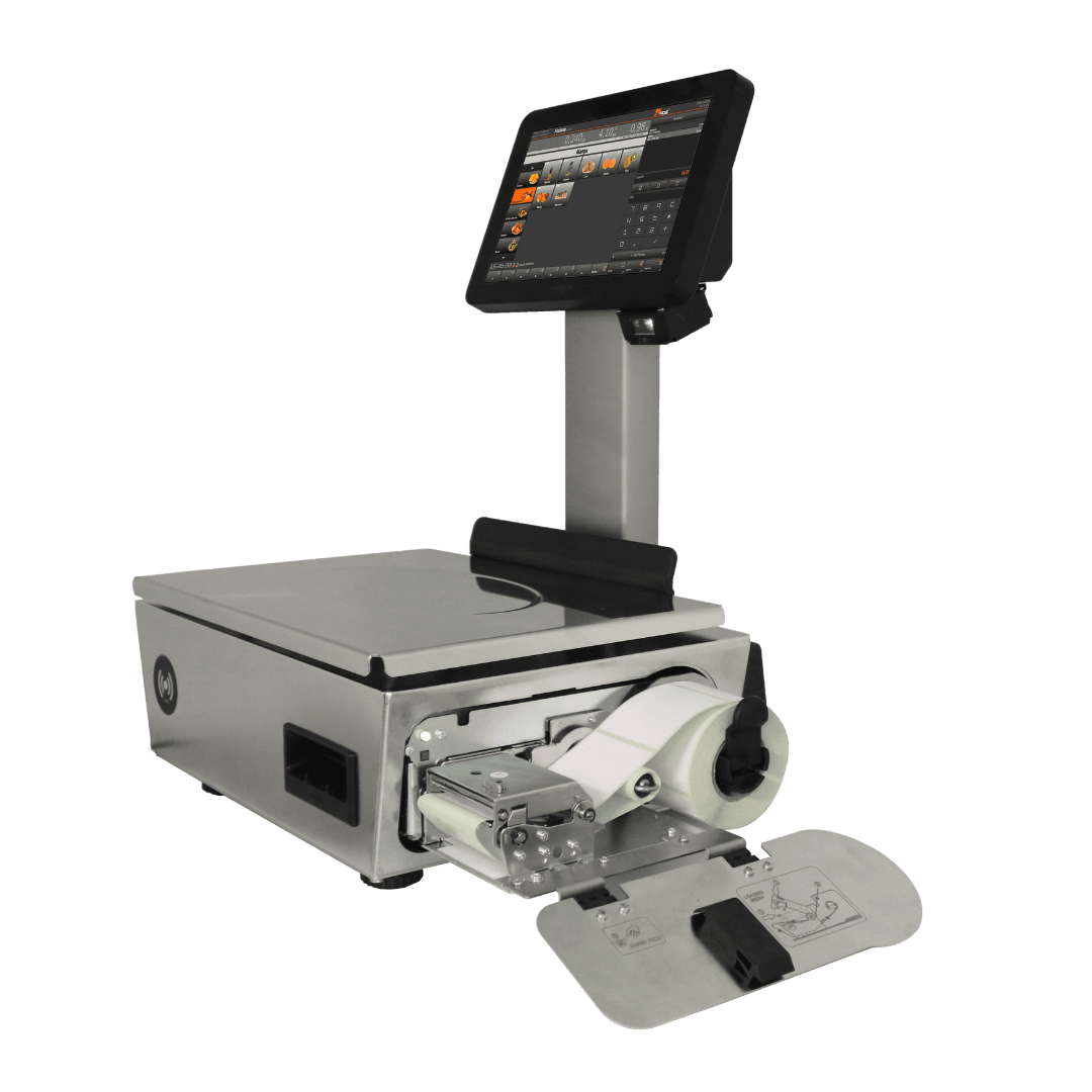 Svarsyklės su etikečių spausdintuvais